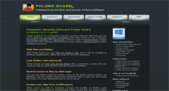 Desktop Screenshot of folder-guard.com